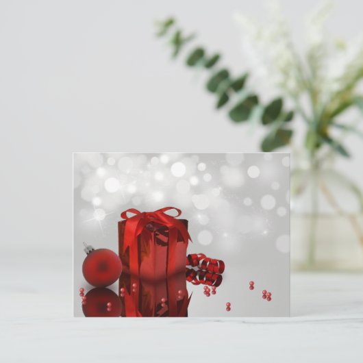 クリスマスプレゼント – はがき シーズンポストカード (スタンド正面)