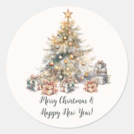 クリスマスプレゼント&エンベロープシール ラウンドシール