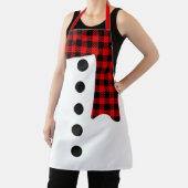 クリスマスプレゼント |カスタムパーソナライズされた雪だるま エプロン (インサイチュ)