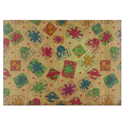 クリスマスプレゼント カッティングボード (正面)