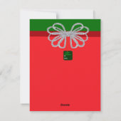 クリスマスプレゼント・カード シーズンカード (裏面)