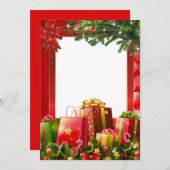 クリスマスプレゼント シーズンカード (正面/裏面)