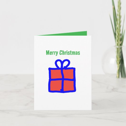 クリスマスプレゼント🎁 シーズンカード (正面)