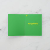 クリスマスプレゼント🎁 シーズンカード (内部)