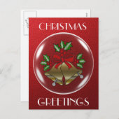 クリスマスプレゼント シーズンポストカード (正面/裏面)