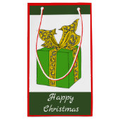 クリスマスプレゼント スモールペーパーバッグ (裏面)