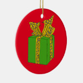 クリスマスプレゼント セラミックオーナメント (右)