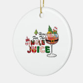 クリスマスプレゼント セラミックオーナメント (左)