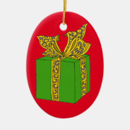 クリスマスプレゼント セラミックオーナメント