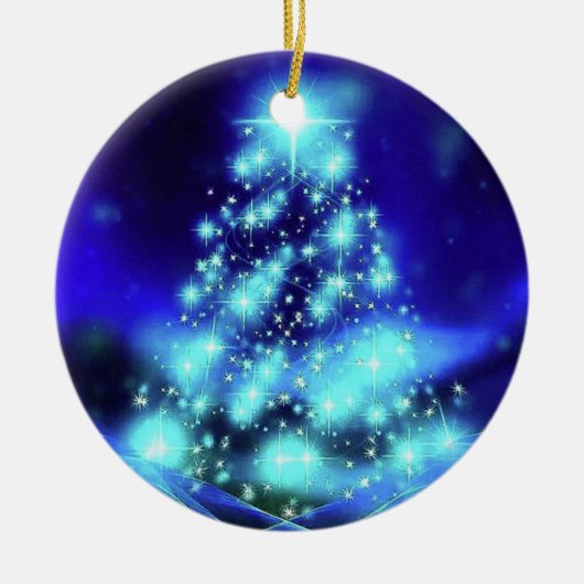 クリスマスプレゼント セラミックオーナメント (正面)