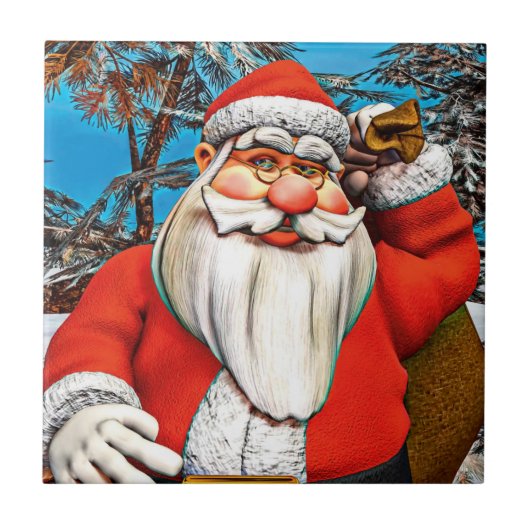 クリスマスプレゼント タイル (正面)