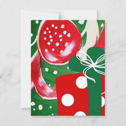 クリスマスプレゼント ノートカード (正面)