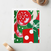 クリスマスプレゼント ノートカード (正面/裏面インサイチュ)