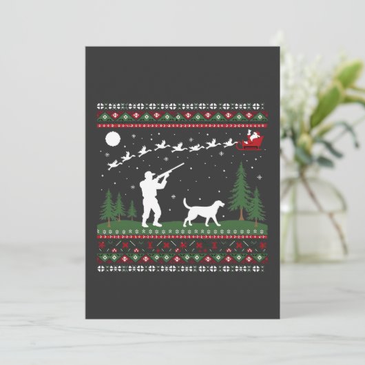 クリスマスプレゼント ハンティングシーズン サンタ シーズンカード (スタンド正面)