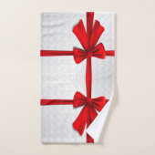 クリスマスプレゼント バスタオルセット (ハンドタオル)