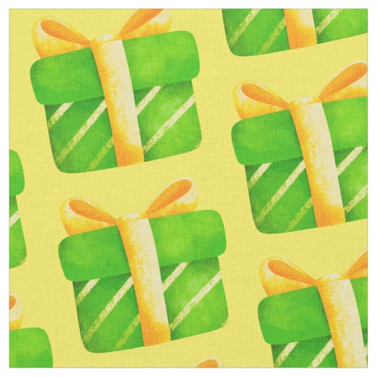 クリスマスプレゼント ファブリック (クローズアップ)