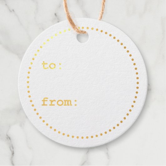 クリスマスプレゼント フェイバータグ (正面)