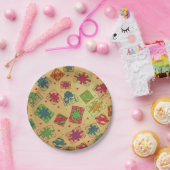 クリスマスプレゼント ペーパープレート (パーティー)