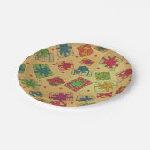 クリスマスプレゼント ペーパープレート (アングル)