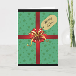 クリスマスプレゼント　ホリデーグリーティングカード サンキューカード
