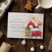 クリスマスプレゼント |ホリデーパーティー 招待状