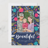 クリスマスプレゼント ホリデー フラット カード (正面)