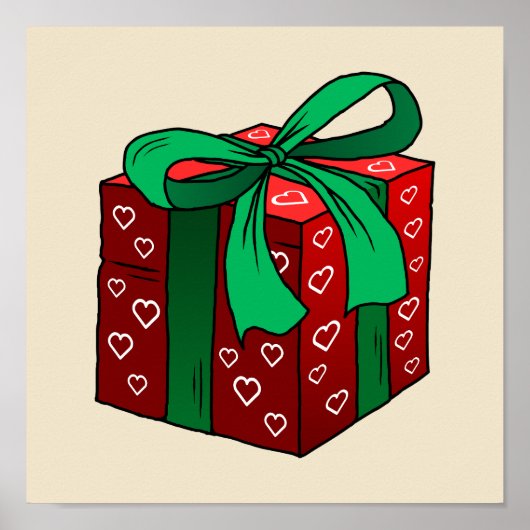 クリスマスプレゼント ポスター (正面)