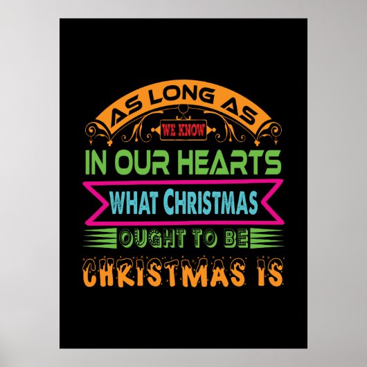 クリスマスプレゼント ポスター (正面)