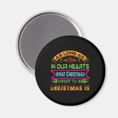 クリスマスプレゼント マグネット (正面/裏面)