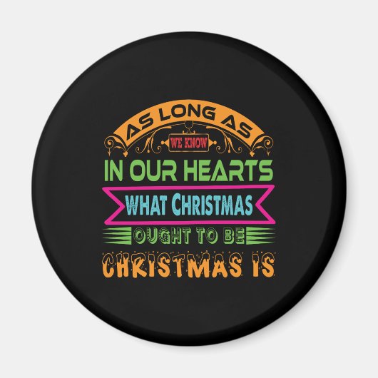 クリスマスプレゼント マグネット (正面)