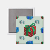 クリスマスプレゼント マグネット (正面/裏面)
