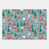 クリスマスプレゼント ラッピングペーパーシート (正面)