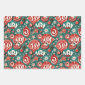 クリスマスプレゼント ラッピングペーパーシート (正面2)