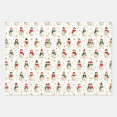 クリスマスプレゼント ラッピングペーパーシート (正面3)