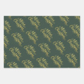 クリスマスプレゼント ラッピングペーパーシート (正面3)