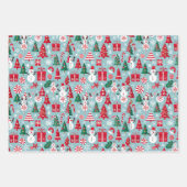 クリスマスプレゼント ラッピングペーパーシート (正面3)