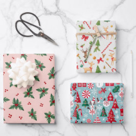 クリスマスプレゼント ラッピングペーパーシート