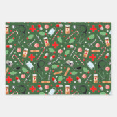 クリスマスプレゼント ラッピングペーパーシート (正面3)