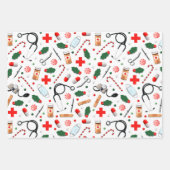 クリスマスプレゼント ラッピングペーパーシート (正面2)