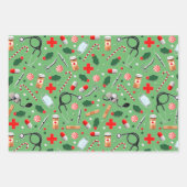 クリスマスプレゼント ラッピングペーパーシート (正面)