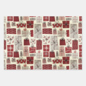 クリスマスプレゼント ラッピングペーパーシート (正面3)