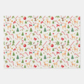 クリスマスプレゼント ラッピングペーパーシート (正面)