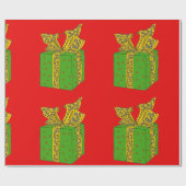 クリスマスプレゼント ラッピングペーパー (フラット)