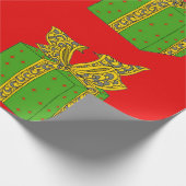 クリスマスプレゼント ラッピングペーパー (角)