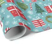 クリスマスプレゼント ラッピングペーパー (ロールコーナー)