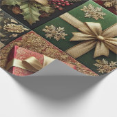 クリスマスプレゼント ラッピングペーパー (角)