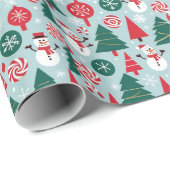 クリスマスプレゼント ラッピングペーパー (ロールコーナー)