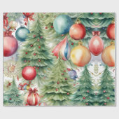 クリスマスプレゼント ラッピングペーパー (フラット)