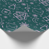クリスマスプレゼント ラッピングペーパー (角)