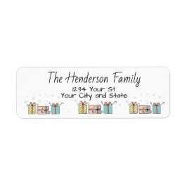 クリスマスプレゼント ラベル